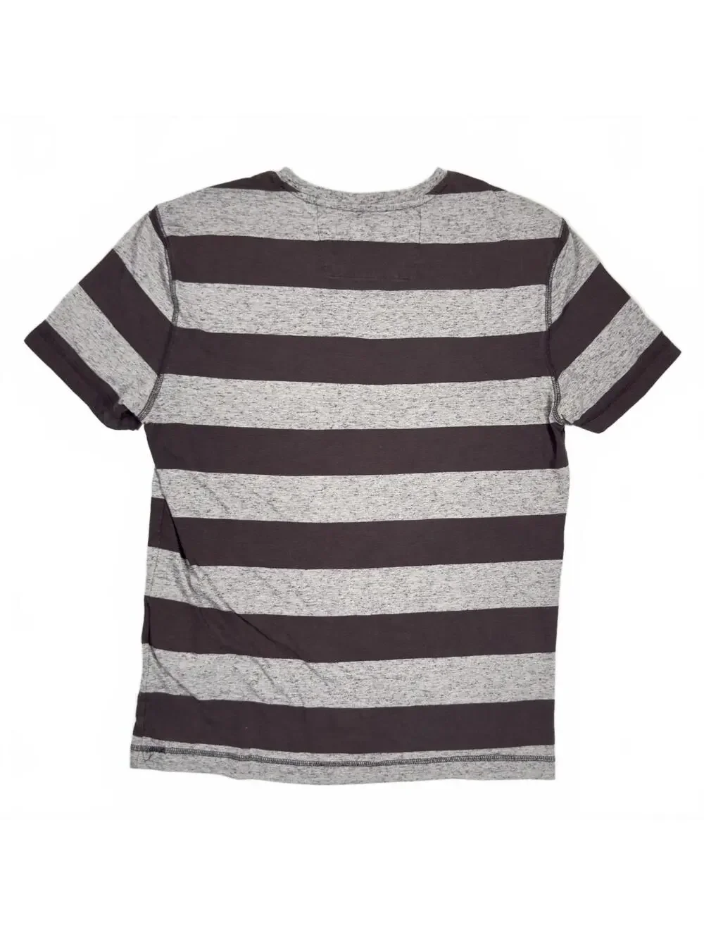 Banana Republic Slub Tee Gray Stripe Size S Soft Casual Everyday Grunge Vibes